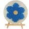 String Art DIY Kit with Stand - Blue Flower. Wizardi Craft Kit F07-M12-1-DHAA28299